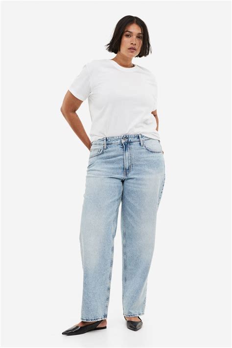 h&m baggy low waist jeans|hnm online store.